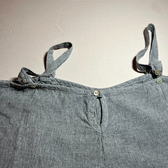 Cut Loose Jumpsuit Wide Cropped Leg Size s/m in Blue - Picture 3 of 6